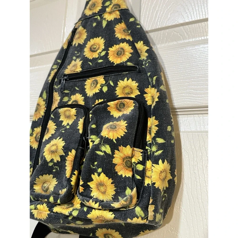 Sunflower Sling Bag‎ Canvas